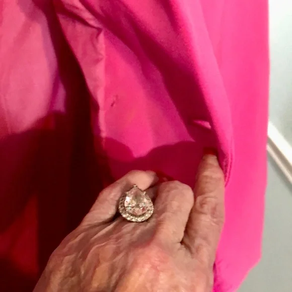 “BARBIE FEATHERED” Pink Gorgeous Double Breasted Blazer, Ostrich TAIL - Picture 12 of 12